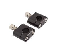 OZRWT CNC Motorcycle Universal Handle Bar Handle Fat Bar Risers Mount Clamp Adaptor 22mm 28mm For Pit Dirt Bike Racing Accessories ATV(22mm black)