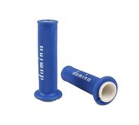OZRWT Handle Grip Motorcycle Handlebar Grip Domino ATV Dirt Pit Bike Racing Motocross 7/8 "22 24MM Gel Rubber Brake Universal Grips(Blue white)