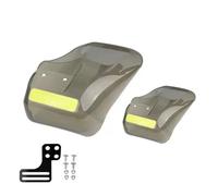 OZRWT Motorcycle Electric Bicycle Wind Handguards With Reflective Strip Handle Bar Guard Windshield Protector Universal(B 2)