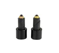 OZRWT Motorcycle Handle Bar End 7/8" 22mm Handlebar Balanced Plug Universal Handlebar Ends Cover Be Compatible With Motocross(Black)