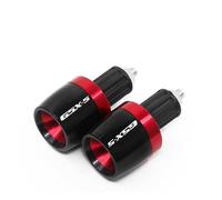 OZRWT Motorcycle Handlebar Grips End Handle Bar Cap End Plug Compatible With GSX-S GSXS 125 150 750 1000/F/ABS GSX-S125 GSX-S750 GSX-S1000(Red-B)