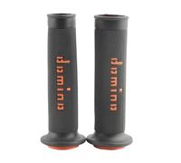 OZRWT Motorcycle Universal Handle Grip 7/8 "22 24MM Handlebar Grip Domino ATV Dirt Pit Bike Racing Motocross Gel Rubber Brake Grips(Orange)