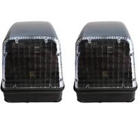 OZSSD 2Pcs LED Light Cab Roof Marker Light Top Signal Lamp 24V for Volvo FH FM Truck,White