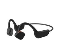 OZSSD Bone Conduction Bluetooth Headphones, Air Open Ear Wireless Touch Earphones with Mic, HD Noise Reduction IPX7 Sweat Resistant for Sports Hiking Running Driving,Black