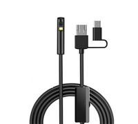 OZSSD Dual Lens 5.5 Lens Inspection Endoscope Flexible Cable, 5.5Mm Endoscopic Camera for Mobile 3In1 Tpye-C, IP68 Waterproof And Tinned Copper Core,3.5m