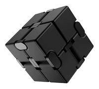 OZSSD Infinity Cube, Speed Cube,Puzzle Cube Aluminum Alloy Metal Magic Cube, Relieve Stress Anxiety Fidget Desk Toy, Sturdy, Heavy, ADHD, Autism,Black