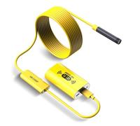 OZSSD IP67 Waterproof USB Inspection Borescope,8MM Wifi Endoscope Camera HD1200P, Flexible Cable with Adjustable LED Lights, Automotive, Home, Wall, Pipe, Car,10m