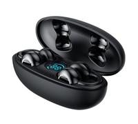 OZSSD Open Ear Wireless Bluetooth Headphones with Night Light, IP67 Waterproof Earphones for Sports Running Workout Gym Hiking Driving Cycling, 18H Playtime,Black