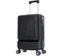 OZSSLJJ Luggage Suitcase Set ABS+PC Universal Wheel Trolley case with Pocket Compartment(A,20")