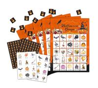 OZTEMETY Halloween Bingo Game - Boo Ghost Edition for Adults & Families, 24 Player Cards, Party Favors & Games