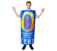 Ozters Beer Can Costume I Love Fancy Dress Blue 4 Pack