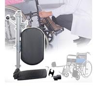 OZTYSGXM Universal Wheelchair Leg Rest with Padded Footrest, Adjustable Angle 90°-180° Wheelchair Leg Rest Elevators, Easy Cleaning Fits Most Standard wheelchairs, Left