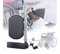 OZTYSGXM Universal Wheelchair Leg Rest with Padded Footrest, Adjustable Angle 90°-180° Wheelchair Leg Rest Elevators, Easy Cleaning Fits Most Standard wheelchairs,Right