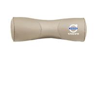 OZWALN Car Neck Pillow for Volvo XC40/XC60/XC90/V90/V60/V30/V40/S60/90L Emblem Headrest Pillow Orthopedic Neck Support Car Seat Washable Cover Accessories,F