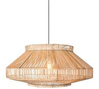 OZWJDY 32in Rattan Woven Pendant Light Bohemian, Southeast Asian, Chinese, Nordic Wabi-Sabi Style Multi-Style Ceiling Light Fixture Suitable for Bedrooms, Hotels, Stores, Entryways, and Dining Rooms