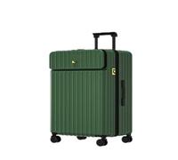 OZWYCY Suitcase 20-inch Trolley Suitcase for Men and Women, 24-inch Gift Trolley Suitcase, Business Boarding Suitcase Luggage(Green,20in)