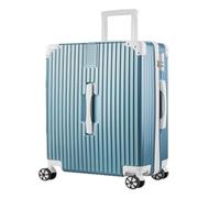 OZWYCY Suitcase Fashionable Luggage Women's Mother Box Universal Wheel Student Durable Password Trolley Case Light Travel Luggage(Black)