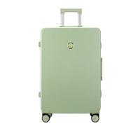 OZWYCY Suitcase Luggage Aluminum Frame Universal Wheel Trolley case Business Suitcase Men's Password Boarding case Luggage(Verde,20in)