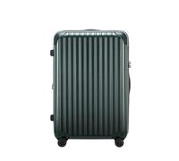OZWYCY Suitcase Ultra-Light Polycarbon Aluminum Fiber Suitcase Silent Universal Wheel Trolley Case for Men and Women Luggage(Green)