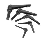 OZXJW 1PC Male Thread Fixing Handle M4 M5 M6 M8 M10 M12 M16 Clamping Lever Machinery Adjustable Handle Locking External Thread Knob(16MM,M6 1pc)