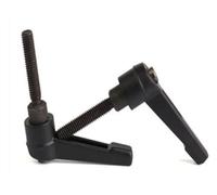 OZXJW 2PC M4 M5 M6 M8 M10 M12 M16 Clamping Lever Machinery Adjustable Handle Locking External Male Thread Knob(Screw M8x16mm)