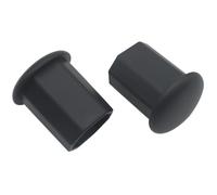 OZXNO 2 Pcs Lacrosse Butt End Cap Plastic Lacrosse Sticks End Cover Black Hockey Stick Supplies