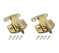 OZXNO 2pcs Align-N-Lock Dining Table Locks Heavy Duty Table Leaf Locks and Latches Dining Training Table Buckles Connectors for Table Leaf Extension Tables Computer Workstations (Color Zinc)