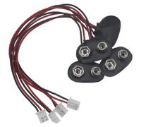 OZXNO 4 Pcs 9V Battery Snap to PH 2.0 Connector Cable T Type 9V Battery Clip Connector with 15cm Lead Wire