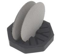 OZXNO 53.5mm Puck Screen Stainless Steel Espresso Puck Screen Coffee Filter Mesh with Silicone Holder Compatible with Espresso Machine 54mm Portafilter Basket (2pcs)