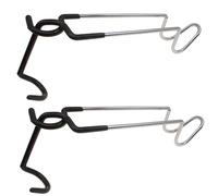 OZXNO Camping Lantern Hook Hangers Anti-Slip Tent Pole Hook S Lantern Holder Hanger Clips Lantern Stand Hook Camping Light Pole for Camping Fishing Hunting(2pcs)