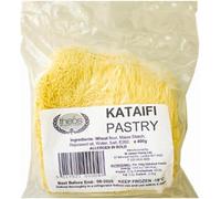 OZYUFKA Fresh Kataifi Kadayif Shredded Fillo Dough Pastry Kadaifi Threads Taze Kadayif for Dubai Chocolate 400 Gram