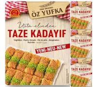 Ozyufka Pastry Threads Kadayif 500 Gramm x 4 Packs by Pufai Grocery
