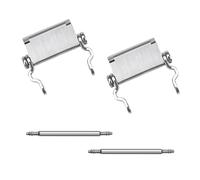 Ozzagar Watch Adapter Compatible with LEATHERMAN TREAD and Multitool Bracelet Compatible with 20 mm Lug Width Watch, Made of Precision Machined Stainless Steel (20mm, Silver)