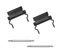 Ozzagar Watch Adapter Compatible with LEATHERMAN TREAD Multitool Bracelet Compatible with 24 mm Lug Width Watch, Made of Precision Machined Stainless Steel (24mm, Black), LINK-24MM-BLACK