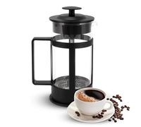 OZZMM French Press Coffee Maker, 3 Cup Cafetiere, Perfect for Coffee Lovers, Maximum Flavor Brewer with Stainless Steel Filter, 12 oz/350 ML