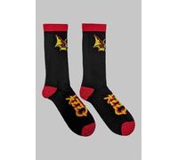 Ozzy Osbourne Bat Logo Ankle Socks in Black Ozzy Osbourne Black One Size