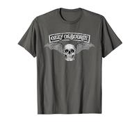 Ozzy Osbourne - Birmingham Biker Skull T-Shirt, Men, Asphalt Grey, Medium