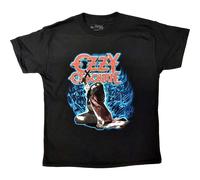 Ozzy Osbourne Blizzard Of Ozz Cotton T-Shirt in Black | Size: 12-13 Years Ozzy Osbourne Black 12-13 Years