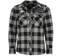 Ozzy Osbourne Check Shirt Longsleeve black grey 3XL