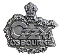 Ozzy Osbourne Crest Badge (One Size) (Silver)