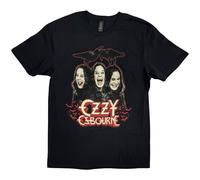 Rockoff Trade Men's Ozzy Osbourne Crows & Bars T-Shirt, Black, Medium