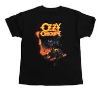 Ozzy Osbourne Demon Bull Cotton T-Shirt in Black | Size: 9-10 Years Ozzy Osbourne Black 9-10 Years