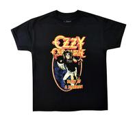 Ozzy Osbourne Diary Of A Madman Vintage Cotton T-Shirt in Black | Size: 1-2 Years Ozzy Osbourne Black 1-2 Years