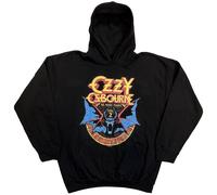 Ozzy Osbourne Hoodie Bat Circle Logo new Official Mens Black Pullover Black