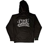 Ozzy Osbourne Hoodie Vintage Logo Unisex Black M