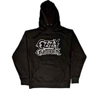 (XL, Black) Ozzy Osbourne Vintage Logo Hoodie