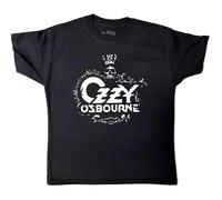 Ozzy Osbourne Logo Cotton T-Shirt in Black | Size: 9-10 Years Ozzy Osbourne Black 9-10 Years