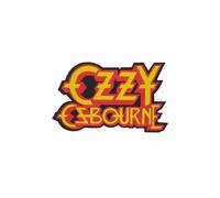 Ozzy Osbourne Logo Cut Out Patch red orange Onesize