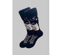 Ozzy Osbourne Madman Logo Ankle Socks in Black Ozzy Osbourne Black One Size