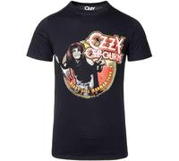 Ozzy Osbourne Men's Diary of a Mad Man Tour 1982 Cotton T-Shirt in Black | Size: Small Ozzy Osbourne Black S